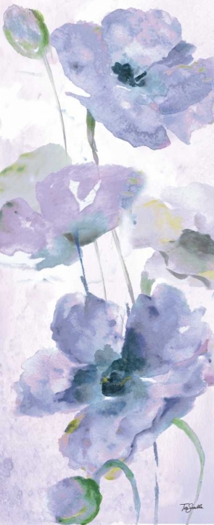 Picture of WATERCOLOR GARDEN PURPLE PANEL II