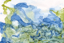 Picture of OCEAN INFLUENCE BLUE/GREEN