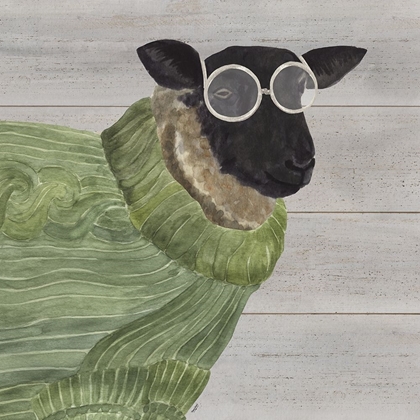 Picture of INTELLECTUAL ANIMALS IV SHEEP AND SWEATER