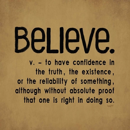 Picture of DEFINITIONS-BELIEVE I
