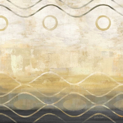 Picture of ABSTRACT WAVES BLACK-GOLD II