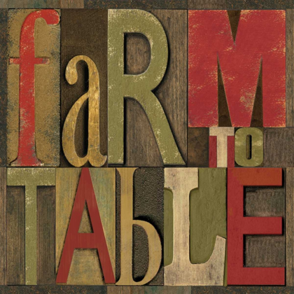 Picture of PRINTERS BLOCK FARM TO TABLE I 