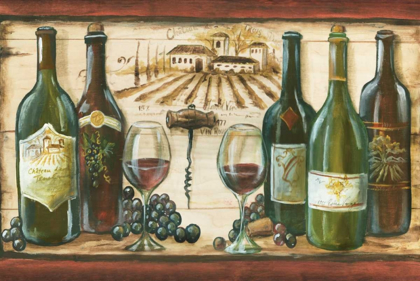 Picture of WOODEN WINE LANDSCAPE