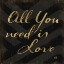 Picture of CHEVRON SENTIMENTS BLACK-GOLD II