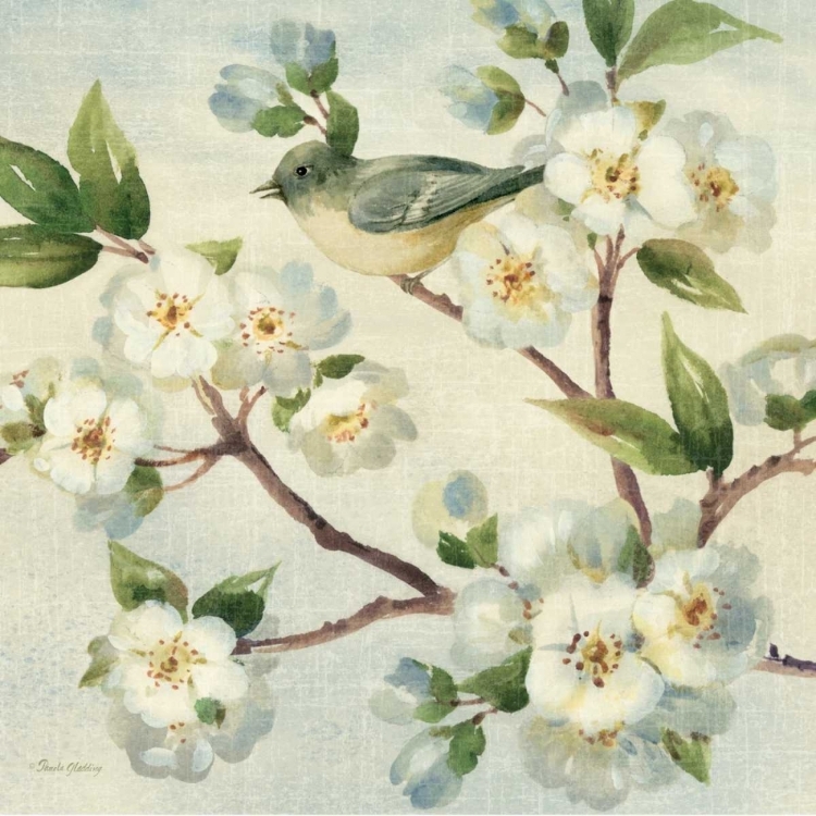 Picture of CHERRY BLOOM BIRD I