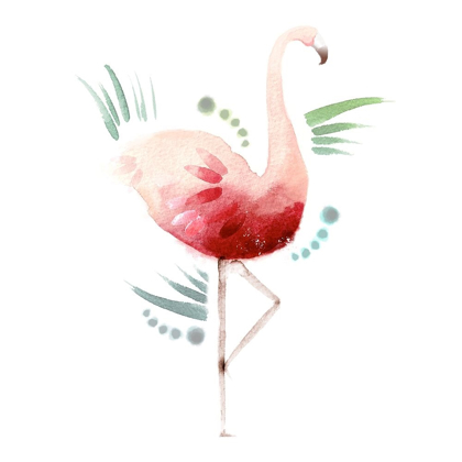 Picture of TROPICAL ICONS FLAMINGO