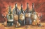 Picture of RED AND GOLD WINE LANDSCAPE 