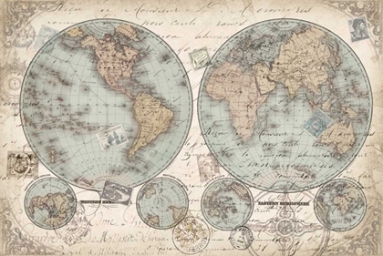 Picture of WORLD HEMISPHERES LANDSCAPE