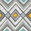 Picture of CHEVRON TILE BLACK-WHITE II