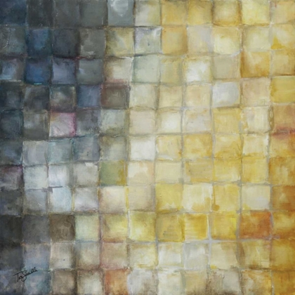Picture of YELLOW GRAY MOSAICS I