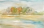 Picture of WATERCOLOR LANDSCAPE WITH TREES