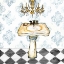 Picture of CHECKERBOARD BATH II 