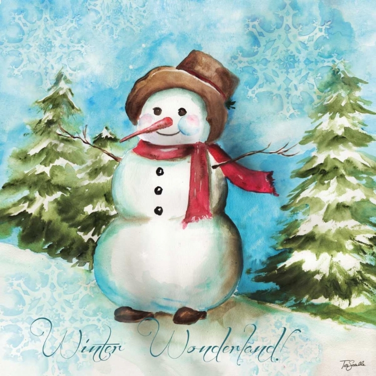 Picture of WATERCOLOR SNOWMEN II