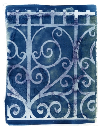 Picture of WROUGHT IRON CYANOTYPE I