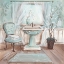 Picture of AQUA BLOSSOM BATH I 