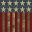 Picture of PATRIOTIC PRINTER BLOCK FLAG