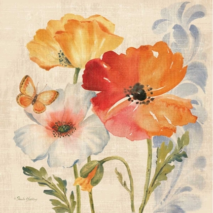 Picture of WATERCOLOR POPPIES MULTI II