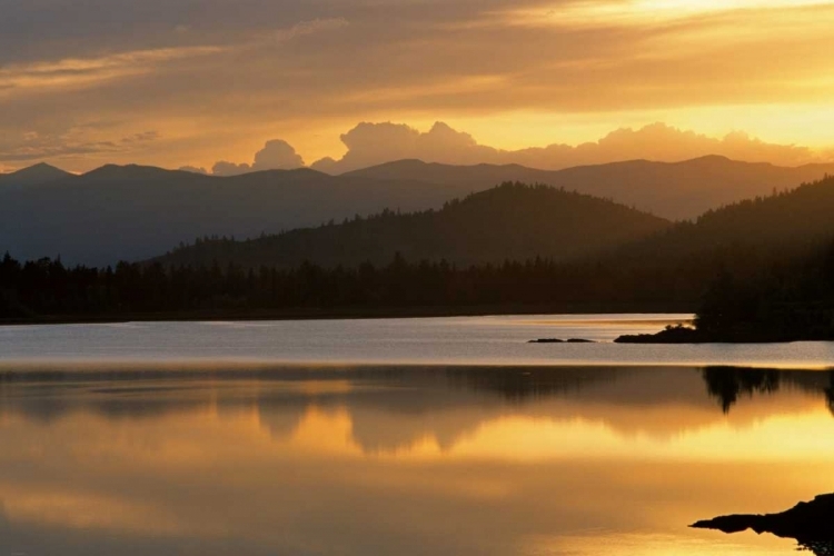 Picture of SUNSET AT RAINBOW LAKE