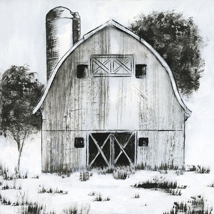 Picture of BLACK AND WHITE BARN I