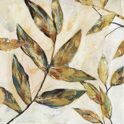 Picture of GILDED LEAVES I