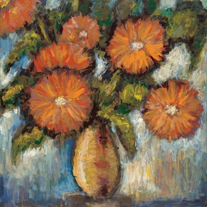 Picture of ORANGE POPPIES I