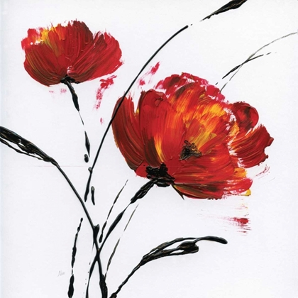 Picture of RED POPPY SPLASH I