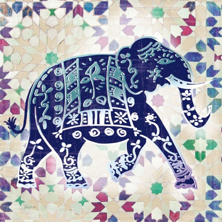 Picture of PAINTED ELEPHANT I