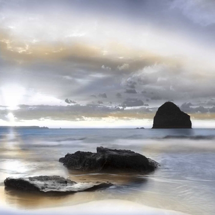 Picture of SUNSET AT TREBARWITH STRAND