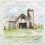 Picture of WEATHERED BARN
