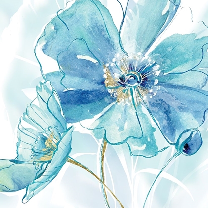 Picture of BLUE SPRING POPPY I