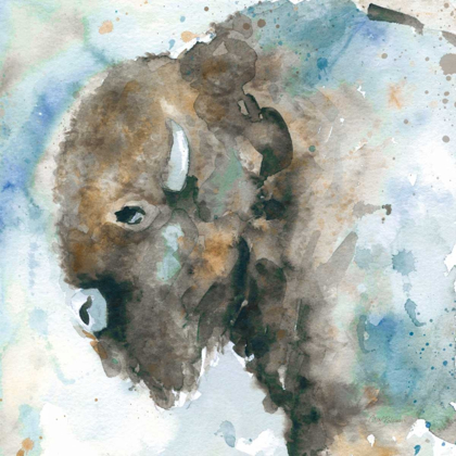 Picture of BUFFALO ON BLUE