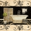 Picture of EBONY AND IVORY BATH I