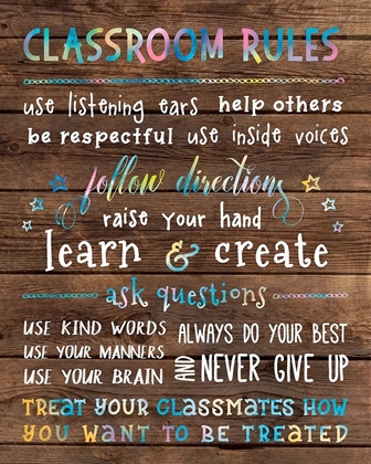 Picture of CLASSROOM RULES