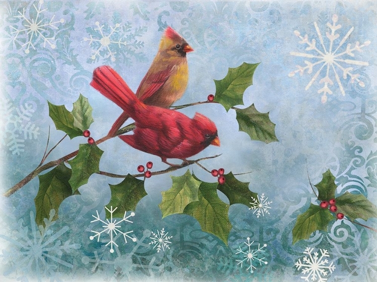 Picture of WINTER CARDINAL DUET I