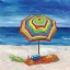 Picture of BRIGHT BEACH UMBRELLA II