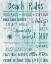 Picture of BEACH RULES