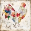Picture of FLOWERED ROOSTER