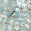 Picture of CHICKADEES AND DOGWOOD