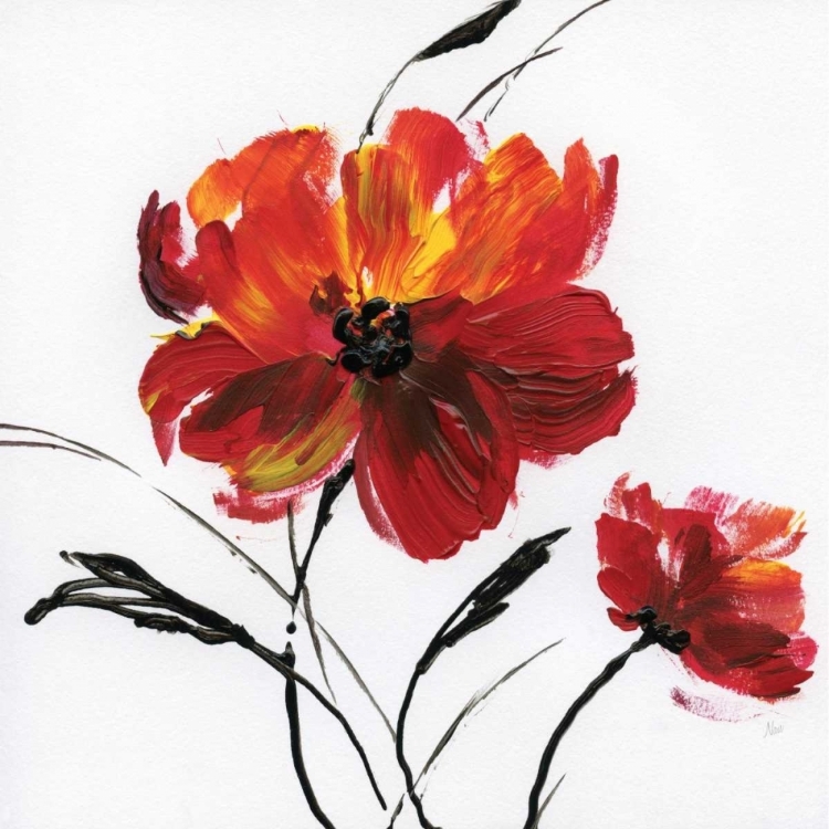 Picture of RED POPPY SPLASH III