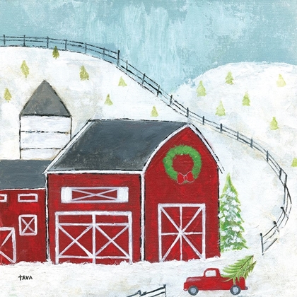 Picture of CHRISTMAS BARN