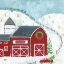 Picture of CHRISTMAS BARN