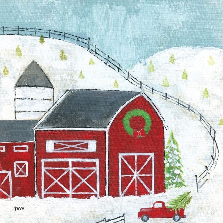 Picture of CHRISTMAS BARN