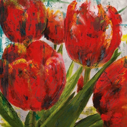 Picture of PAINTED TULIPS I