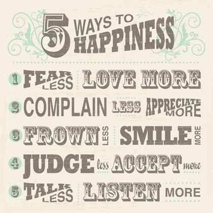 Picture of FIVE WAYS TO HAPPINESS