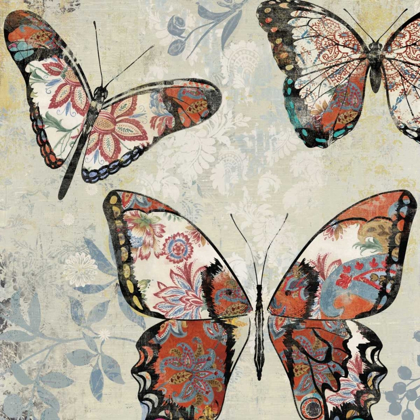 Picture of PATTERNED BUTTERFLIES I