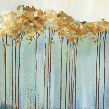 Picture of TEAL TREES I