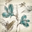 Picture of BLOOMING TEAL I - MINI