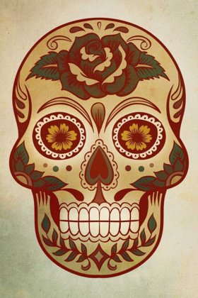 Picture of DAY OF THE DEAD SKULL I