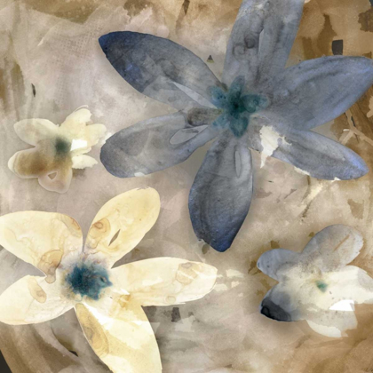Picture of INK DRIP FLORAL II