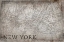Picture of NEW YORK MAP WHITE